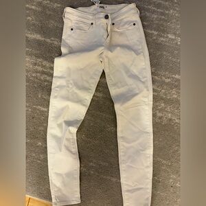 PAIGE Cream Denim Pants